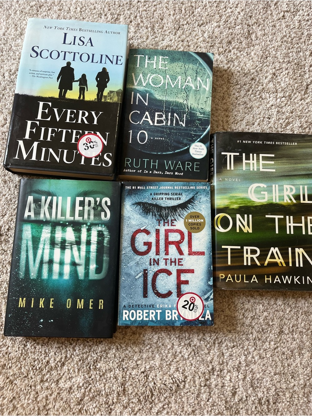 Thriller Lot Hardcover Book/Soft -